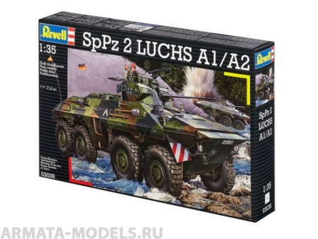 03036 Военная машина Luchs A1/A2 Revell