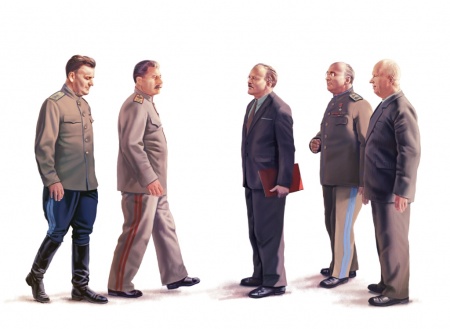 Набор фигурок 35613 Фигуры Сталин и Ко ICM