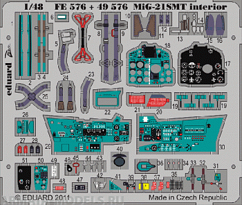 FE576ED MIG-21SMT INTERIOR 1/48