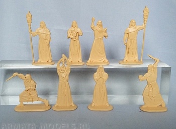 WAB006Milk Набор фигур Тайный орден мертвого пламени (молочный)