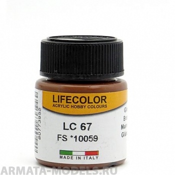 LC067 Краска акриловая BROWN FS *10059