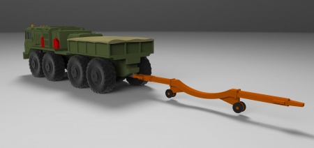 AM14402 Четырёхосный седельный тягач МАЗ 537л Arma Models