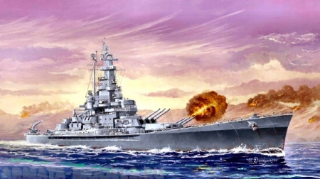 05761 Линкор BB-59 Массачусеттс Trumpeter