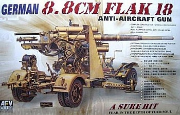 AF35088 Пушка German 8.8CM Flak 18