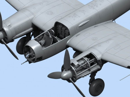 48234 Ju-88A-14, Германский бомбардировщик II МВ ICM