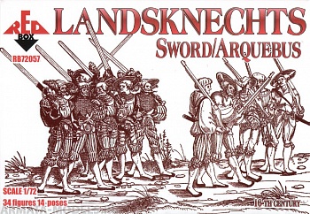 RB72057 Фигуры Landsknechts (Sword/Arquebus) 16th century 