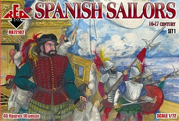 RB72102 Фигуры Spanish Sailors 16-17 century