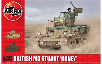 A1358 Сборная модель Танка M3 Stuart Honey (British Version)