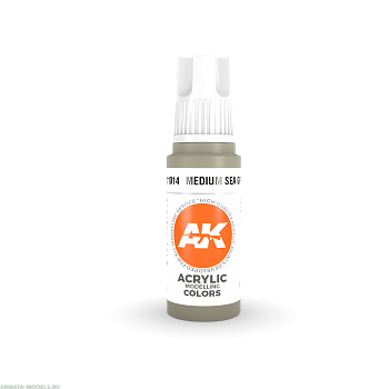 AK11014 Краска акриловая Medium Sea Grey 17ml