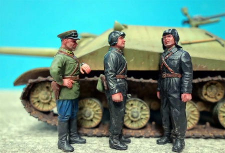 Набор фигурок 35181 Фигуры Советский танковый экипаж (1939-1942) ICM