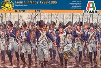 6092ИТ Солдатики NAPOLEONIC WARS - FRENCH INFANTRY 1798-1805