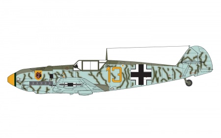A01008A Самолет Messerschmitt Bf109E-4 Airfix