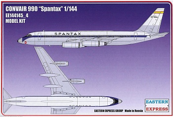 ЕЕ144145_4 Авиалайнер CV990 SPANTAX