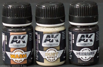 AK2030 Набор для везеринга AIRCRAFT LANDING GEAR WEATHERING SET