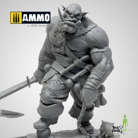 BCBS700011 Миниатюра Redghar the Black Orc BIG CHILD