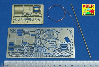 ABR-16-010  Дополнения для  Driver`s hatch details for Tiger I, Ausf.E для Tamiya 1/16
