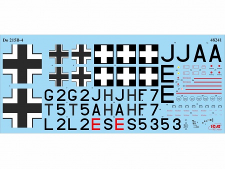 48241 Do 215 B-4, Германский самолет-разведчик 2 МВ ICM