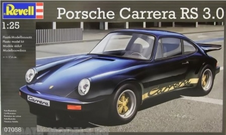 07058 Автомобиль Porsche Carrera RS 3.0, черный Revell