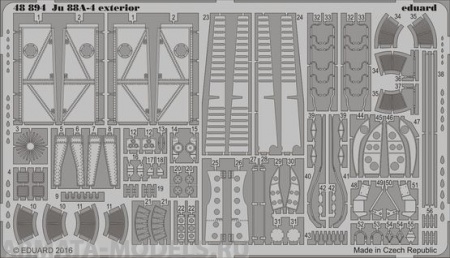 48894 Фототравление Ju 88A-4 exterior  for ICM kit