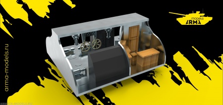 AM14454 Интерьер для Щуки мостик