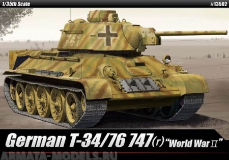 13502 Танк   German T-34/76 747(r) Academy