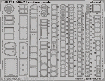 48727ED MiG-21 surface panels S.A.