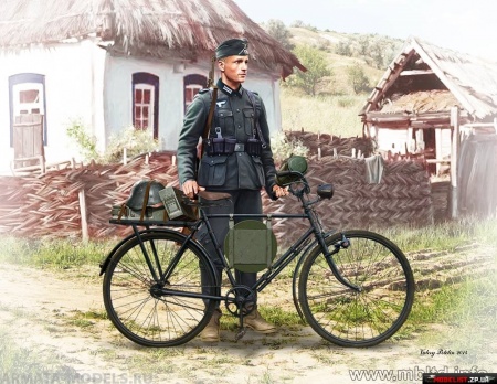 Набор фигурок MB35171 Немецкий солдат-велосипедист, 1939-1942  Master Box (MB)
