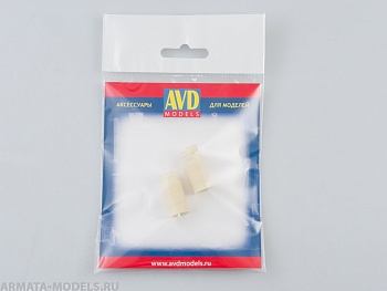 AVD143001102 Миниатюра Бочка металлическая 200л, 2 шт.