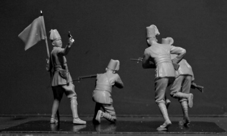 Набор фигурок 35567 Фигуры Эритрейские батальоны колониальной армии Италии (1939-1940 г.г.) ICM