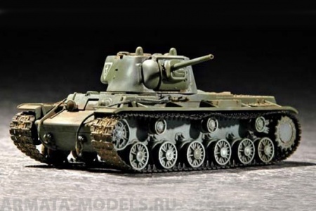 07233 Танк  КВ-1 1942 г. с легкой башней Trumpeter