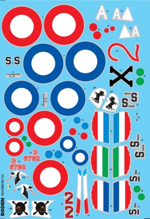 Rod634 Самолет Spad XIIIc1 (Early) Roden