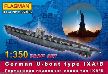 235305F Германская подводная лодка тип IX A/B Profi Set