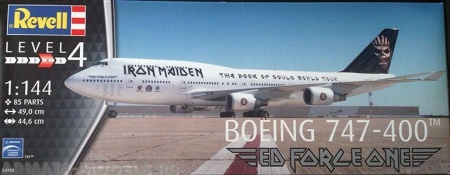 04950 Boeing 747-400 Гастрольный самолет группы Iron Maiden - огран.выпуск Revell