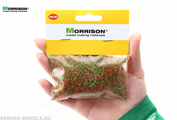 004pcr002 Цветочная присыпка для макета Красные цветы 100мл.