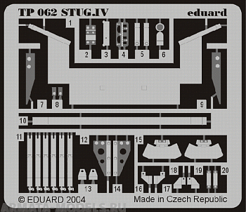 TP062ED  StuG.IV for Tamiya kit 1/35