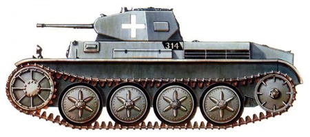 35016 Немецкий легкий танк Т II D ARK model
