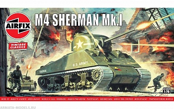 A01303V Сборная модель Танка Sherman M4 Mk1