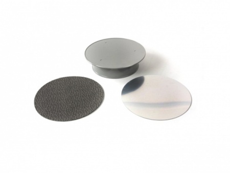 73001T Круглый вращающийся стенд (диам. 20см, высота 5.5см) с зеркальной площадкой.